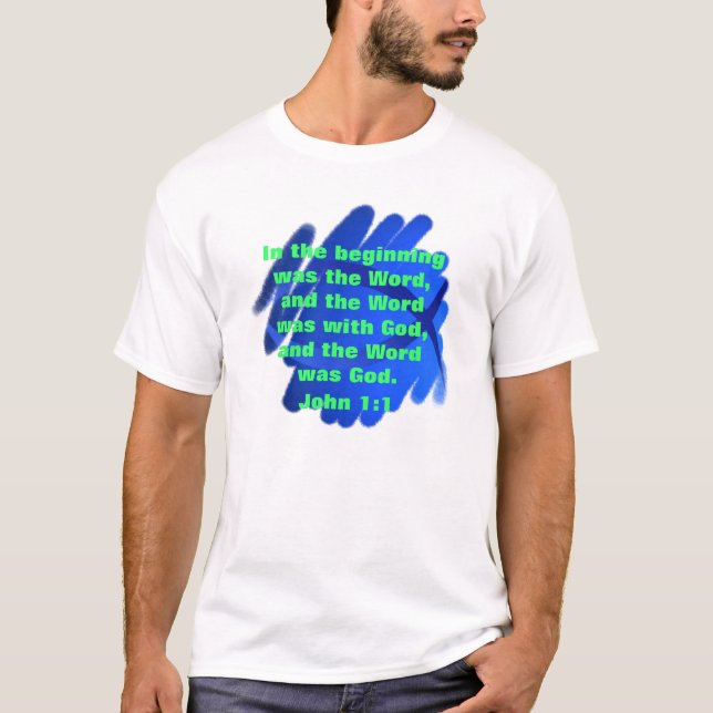 John 1:1 tee (Framsida)