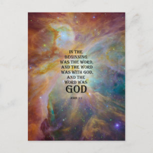 John 1:1 vykort