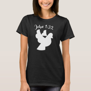 John 1:32 Kvinnors grundläggande T-Shirt