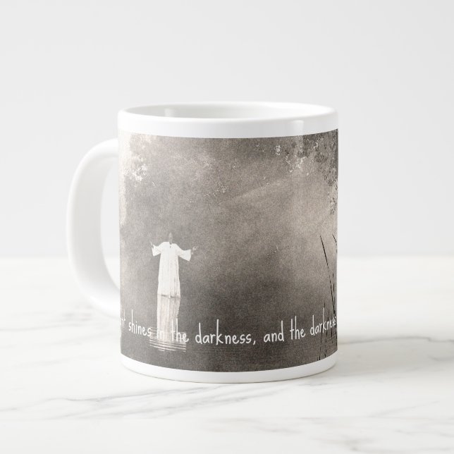 JOHN 1:5 Jumbo Mugg (Framsida vänster)