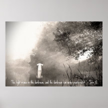 JOHN 1:5 Poster