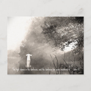 JOHN 1:5 vykort