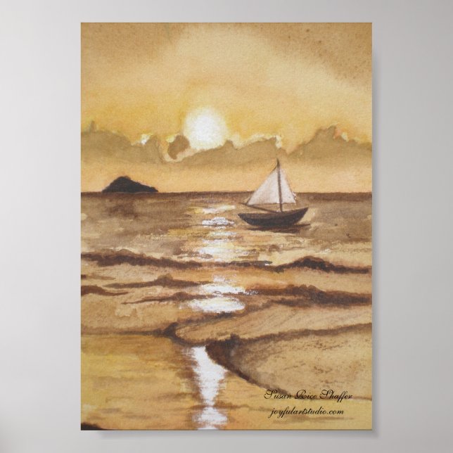 John 1:9 Skriv ut Poster (Framsidan)