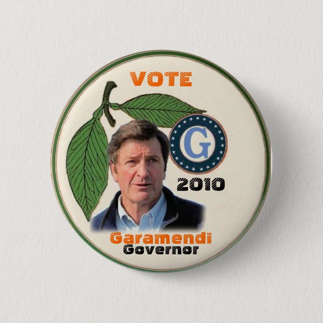 John 2010 Garamendi klämmer fast Knapp (Framsida)