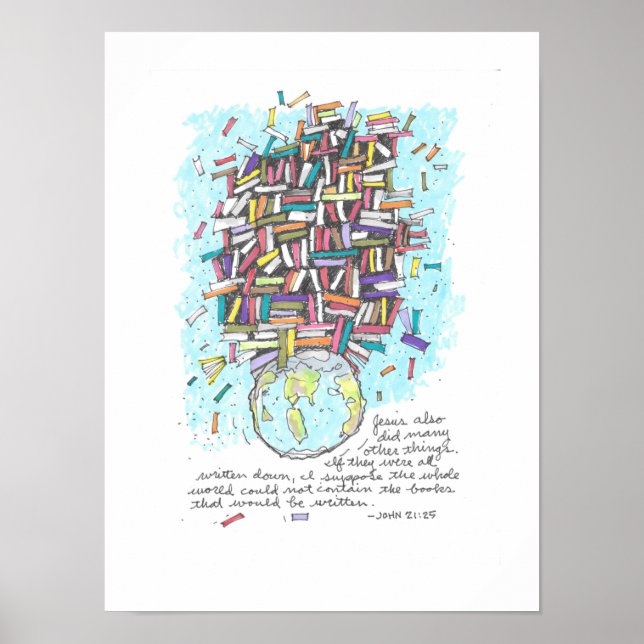 JOHN 21:25 POSTER (Framsidan)