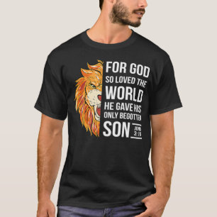 John 316 En nation under Gud Christian Kor T Shirt