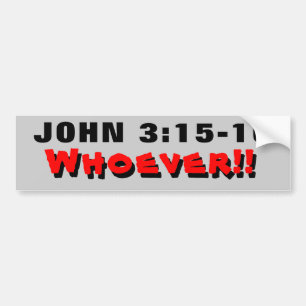 John 3:15-16. bildekal