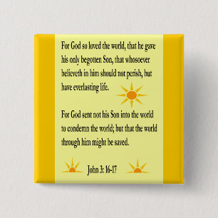John 3:16 - 17 knäppas knapp