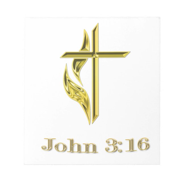 John 3:16 anteckningsblock (Framsida)