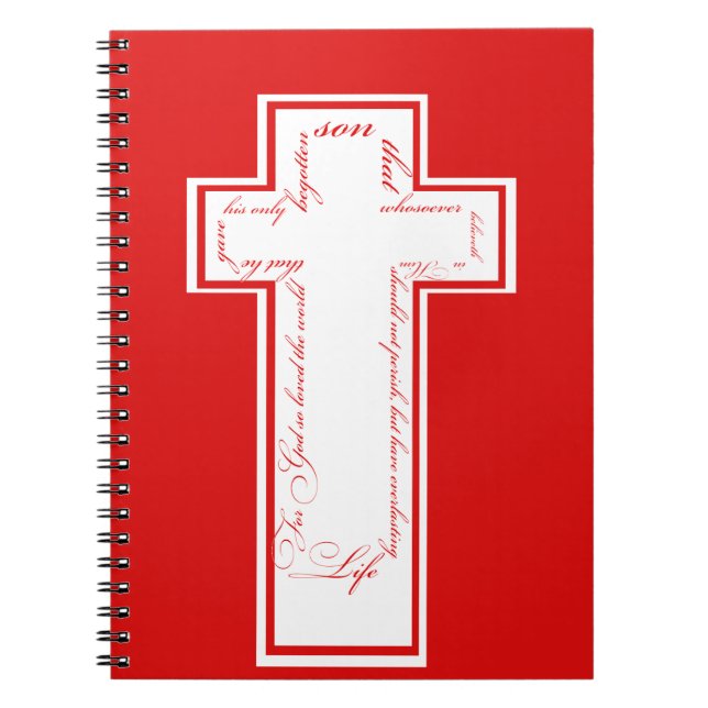 John 3:16 anteckningsbok (Framsidan)