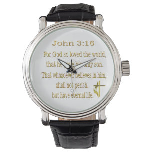 John 3:16 artiklar armbandsur
