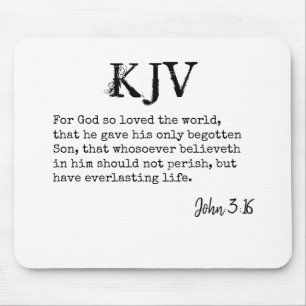 John 3:16 Bibelcitat - Kan anpassas Musmatta