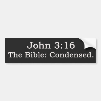 John 3:16.  Bibeln: Kondenserad. Bildekal