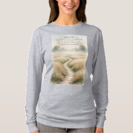 John 3:16 Bibelvers Kvinnors Långärmad T-Shirt
