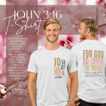 John 3:16 Bibelvers Tri-Blend Tröja