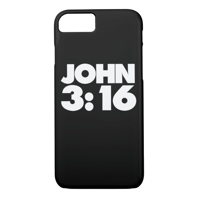 John 3:16 bibelverser för kristna Case-Mate iPhone skal (Baksida)