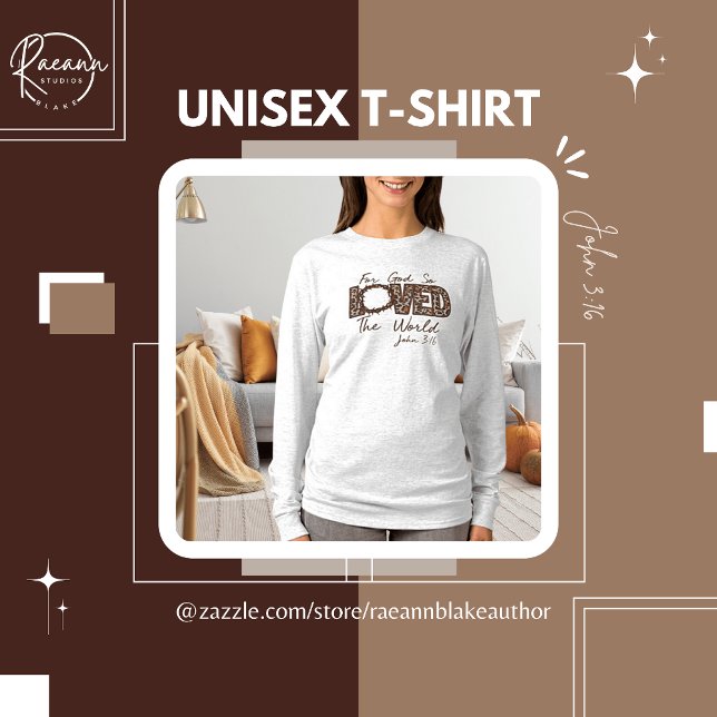 John 3:16 Bible Verse Long-Sleeve T-Shirt (Skapare uppladdad)