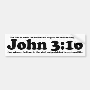 John 3:16 bildekal