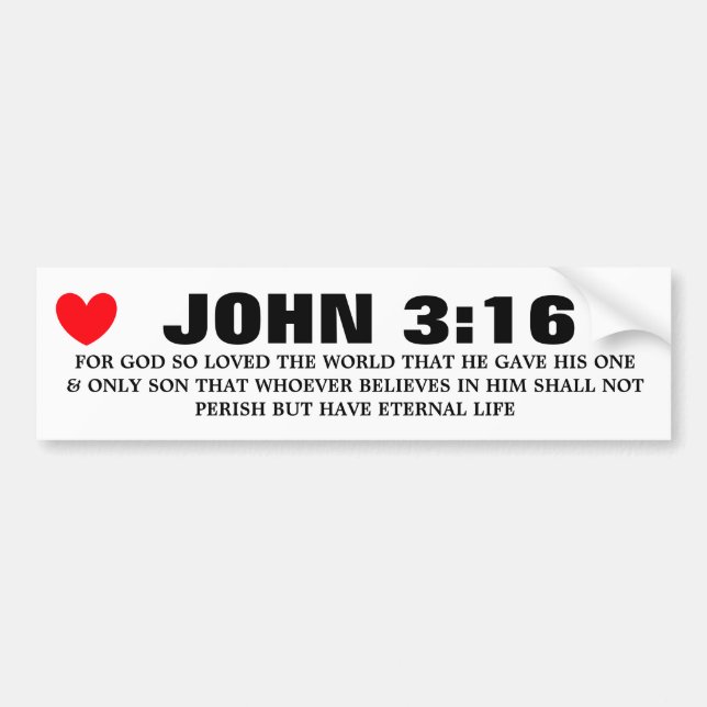 JOHN 3 16 BILDEKAL (Framsidan)