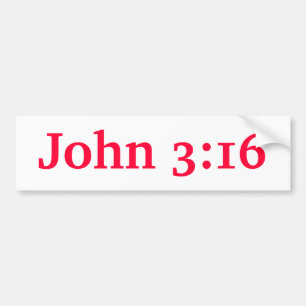 John 3:16 bildekal