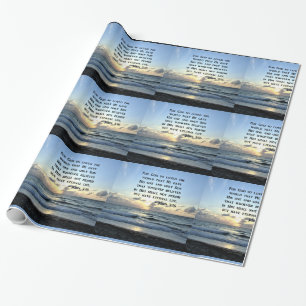JOHN 3:16 BLÅ HIMMEL SCRIPTURE PHOTO PRESENTPAPPER