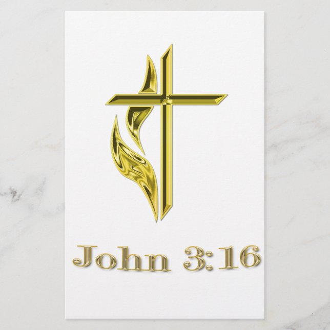 John 3:16 brevpapper (Framsida)