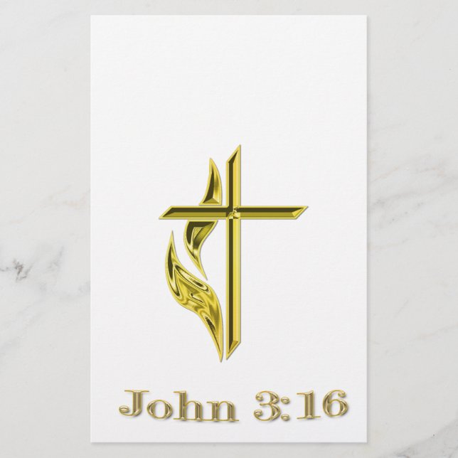 John 3:16 brevpapper (Framsida)