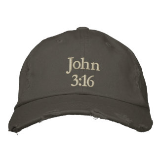 John 3:16 broderad keps
