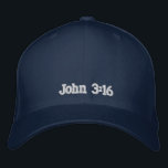 John 3:16 broderad keps<br><div class="desc">Vagga ditt lock och visa din tro,  genom att ha på sig ett John 3:16lock.</div>