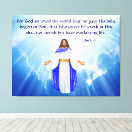 John 3:16 canvastryck