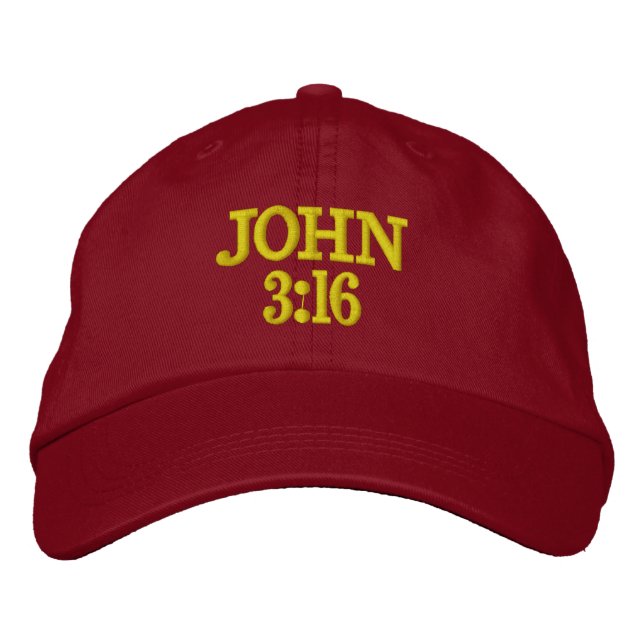 JOHN 3:16 CAP BRODERAD KEPS (Framsida)