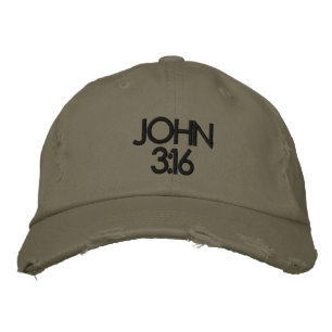 JOHN 3:16 CAP BRODERAD KEPS