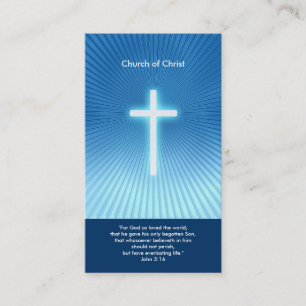 John 3:16 - Christian Affärskort Visitkort