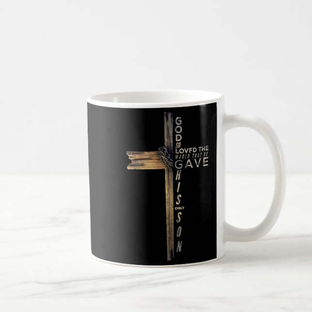 John 3_16 Christian Kor Bible Kaffemugg (Höger)