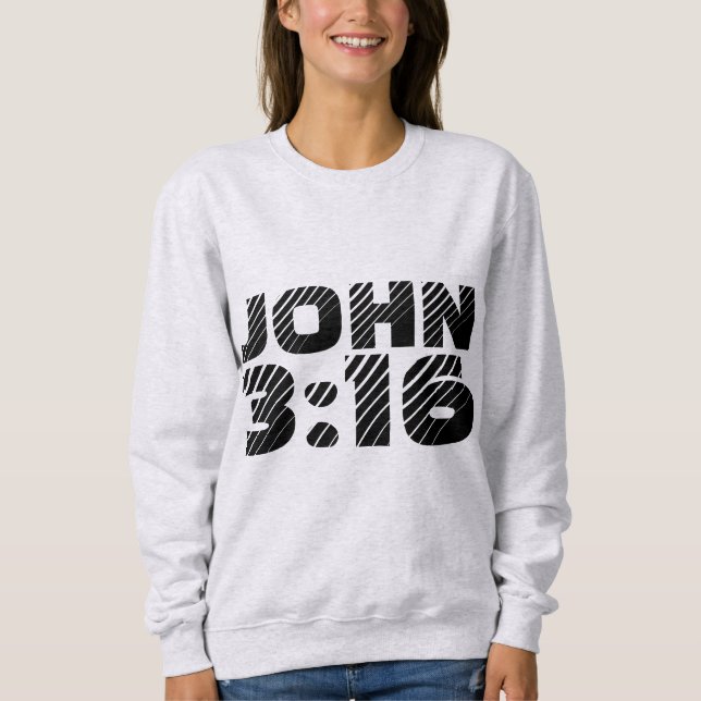 JOHN 3:16 CHRISTIAN T-SHIRTS & HOODIES (Framsida)