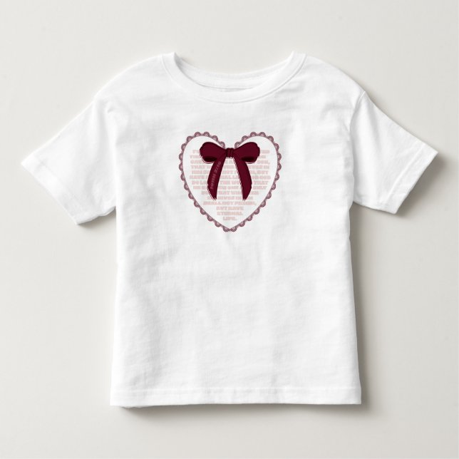 John 3:16 - Christian Valentine T Shirt (Framsida)