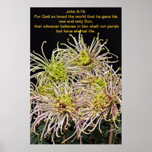 John 3:16 För Gud så älskad världen Poster