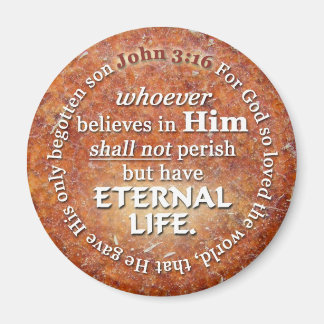 John 3:16 för Gud så älskade Bibelversen. Magnet