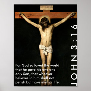 John 3:16 - För Gud så älskade världen... Poster