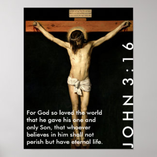 John 3:16 - För Gud så älskade världen... Poster