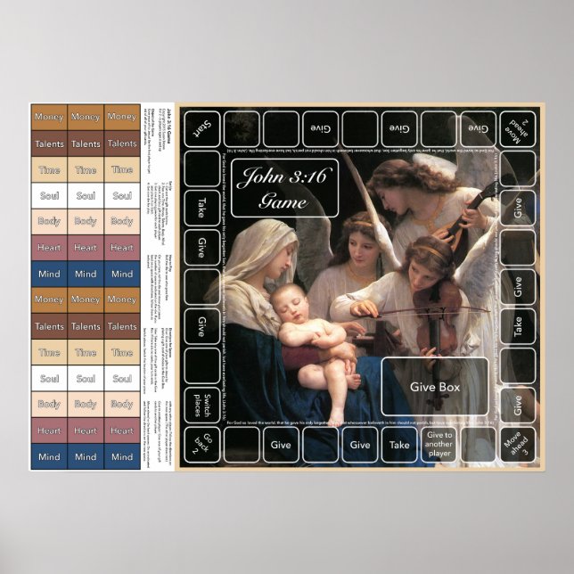 John 3:16 Game Poster (Framsidan)