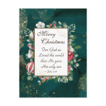 John.3:16 Gud så älskade världen, jul