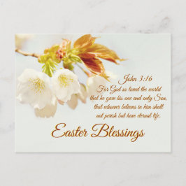 John 3:16 Gud så älskade världen, Påsk Blessings Helg Vykort