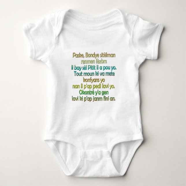 John 3:16 Haitis Creole Tee (Framsida)