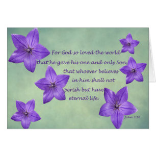 John 3:16 hälsningskort