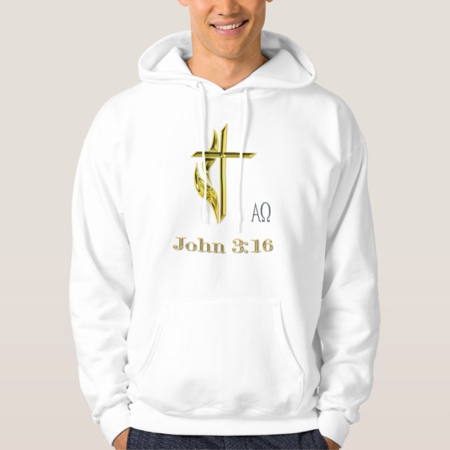 John 3:16 hoodie (Framsida)