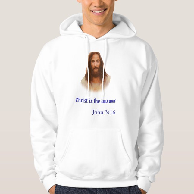 John 3:16 hoodie (Framsida)