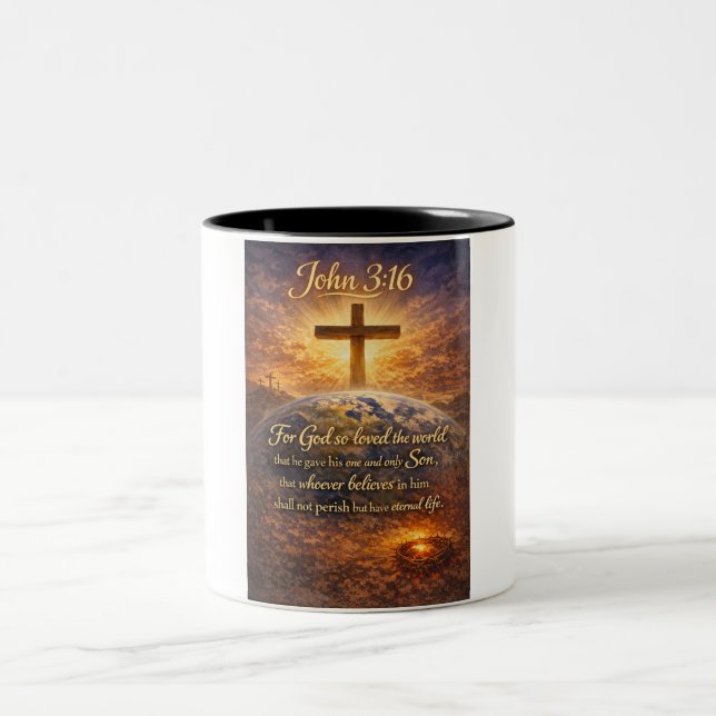 John 3:16 Kaffe kopp (Center)
