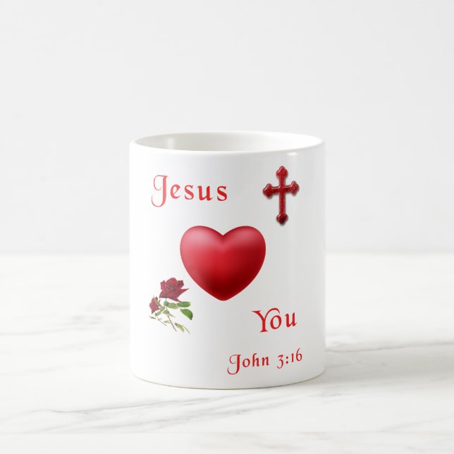 John 3:16 kaffemugg (Center)