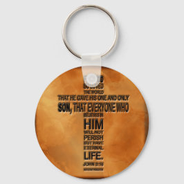 John 3:16 Keychain Nyckelring
